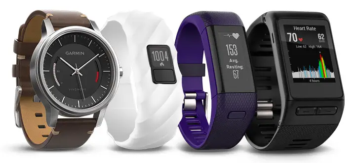 garmin activity trackers and smartwatches