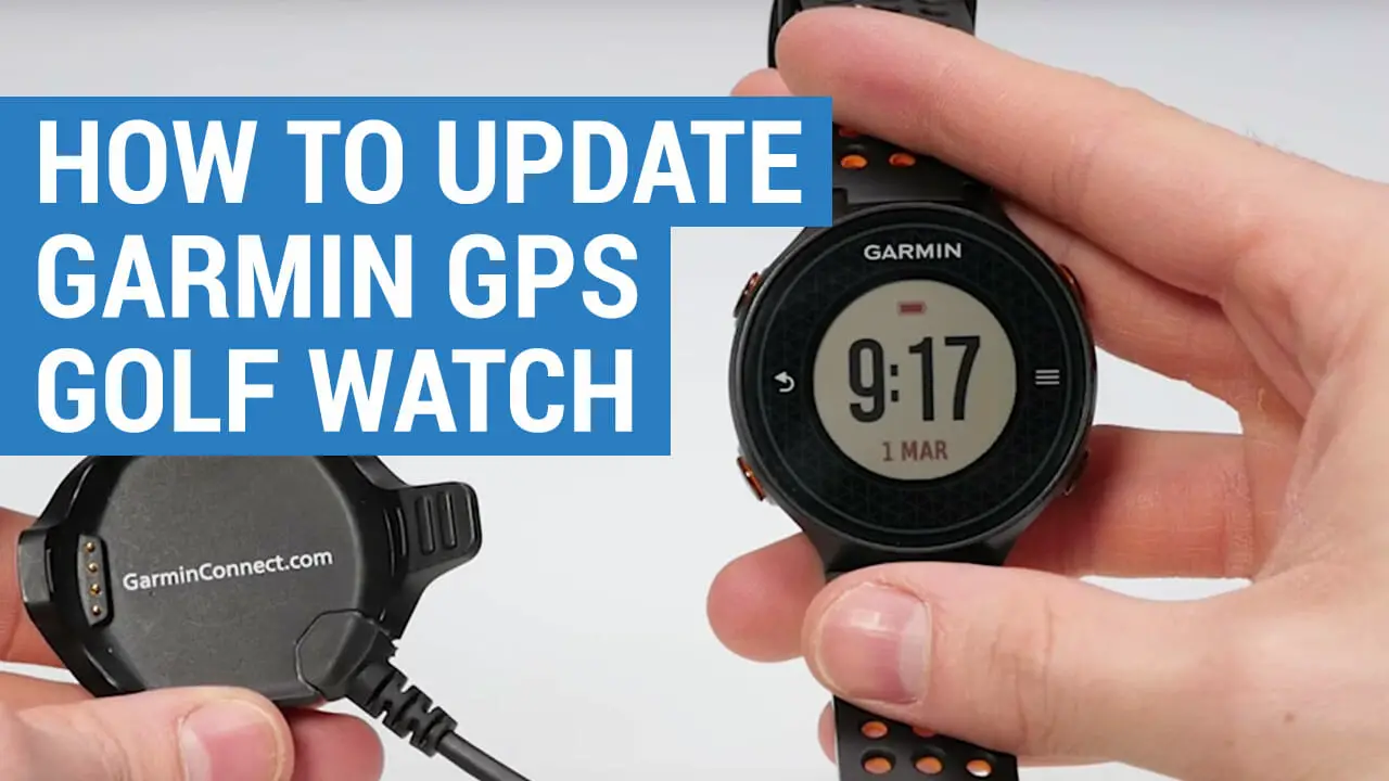 Overlappen Voortdurende Onderzoek How to update courses on the Garmin Approach golf GPS watch