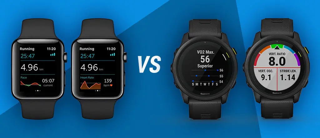 Garmin forerunner 245 discount vs apple watch